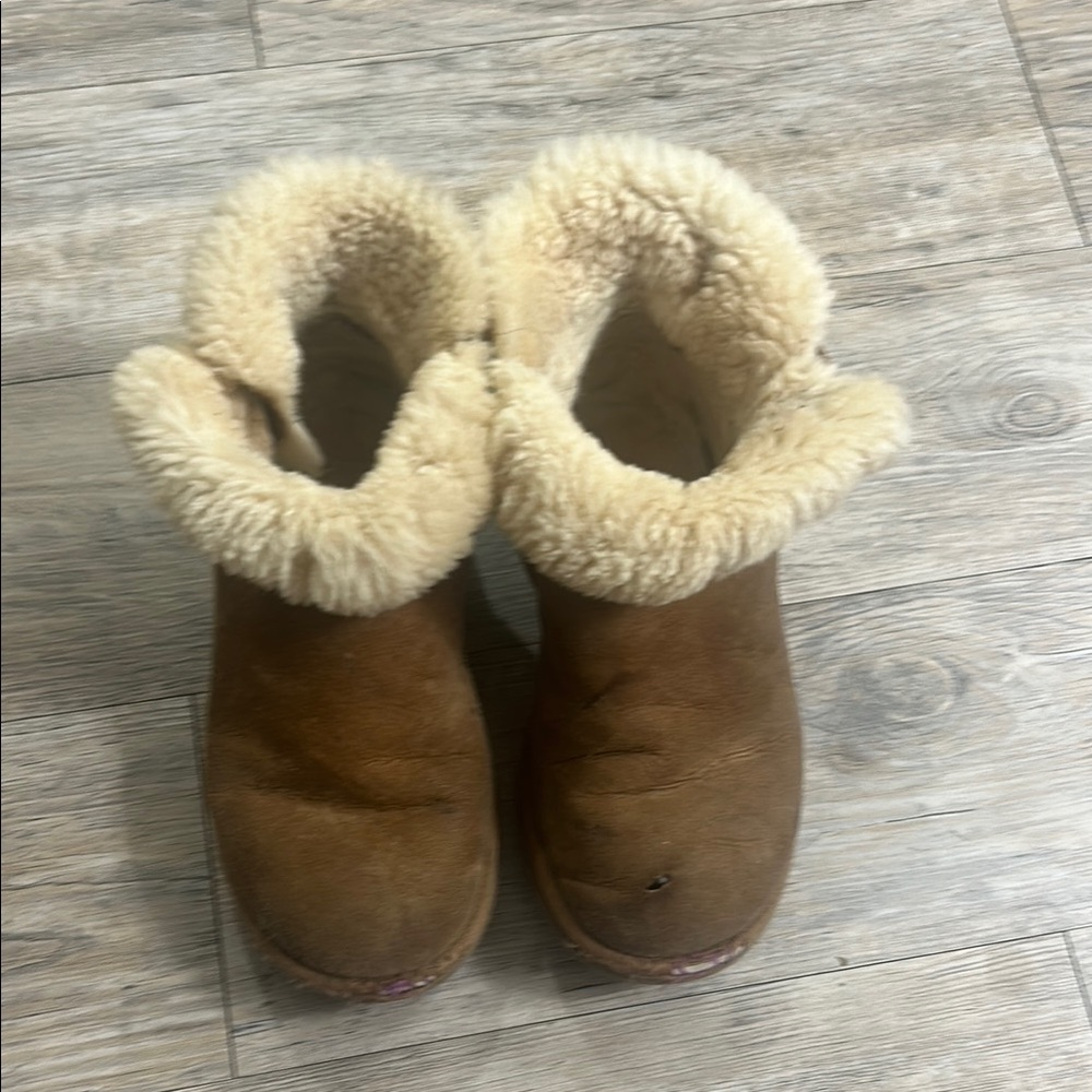 Women's Brown Shearling Boots